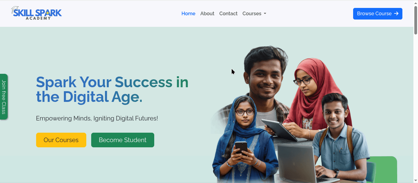 SkillSpark Academy — Learning Management Platform